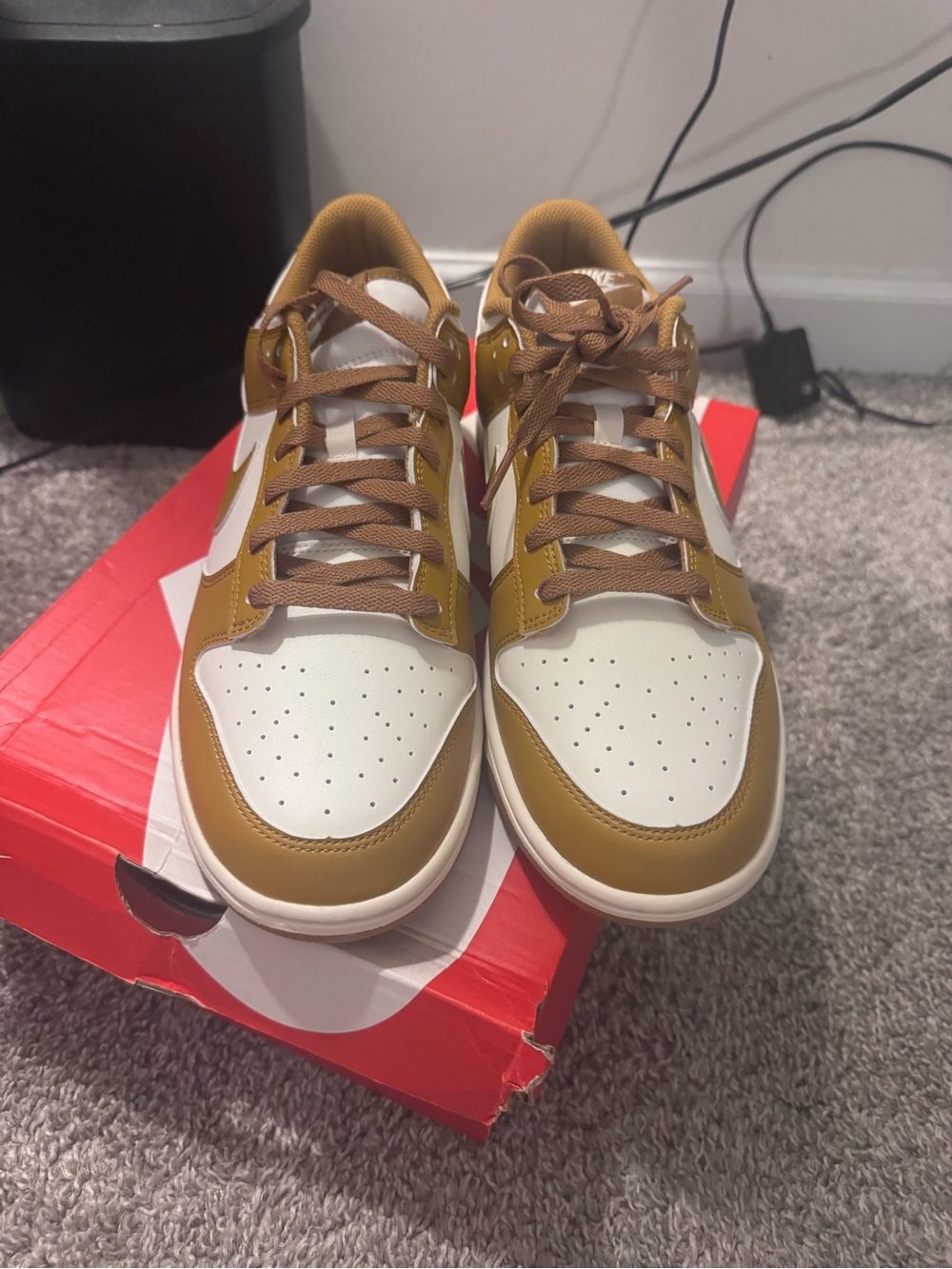 Nike Dunk Low Pale Ivory Wheat - Picture 2 of 6